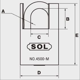 No.4500 セーフティロック 図面